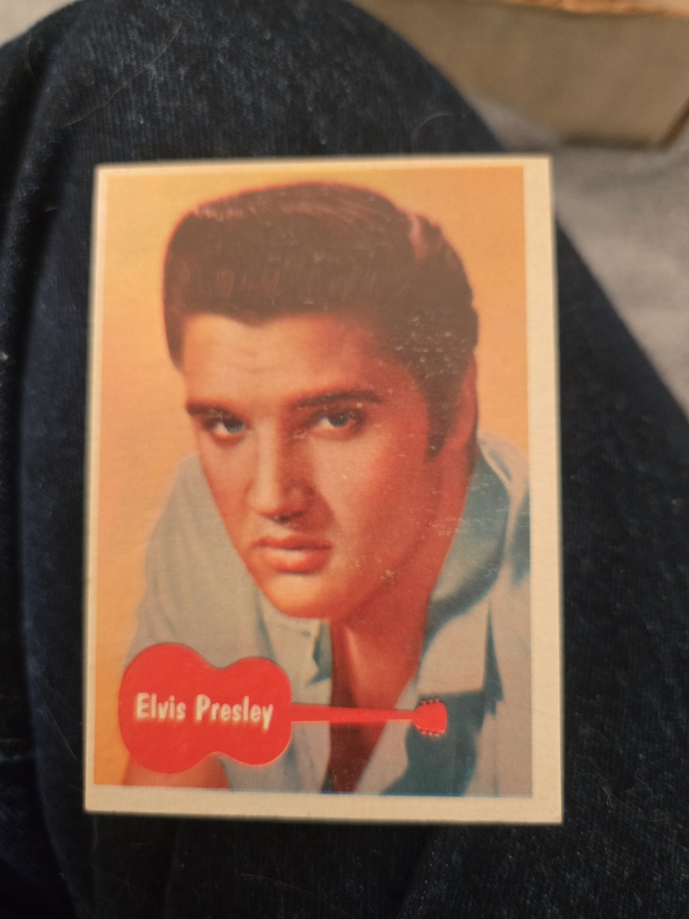 Elvis Presley Trading Card - Orange Tone Rookie Card